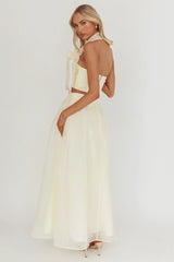 Simple Things Organza Maxi Skirt Butter