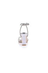 Kian Block Heel Sandals Silver