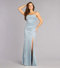 Heidi Satin Mermaid Formal Dress