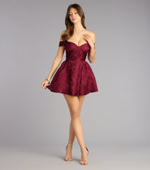 Winslow Off-The-Shoulder Skater Dress